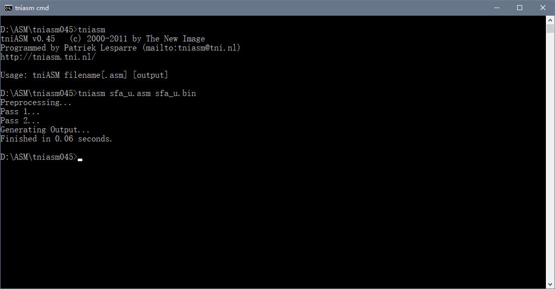 [Z80\R800\GBZ80汇编工具]tniASM v0.45