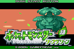 (日本）（口袋妖怪-叶绿）RPG