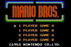 (日本）（任天堂FC珍藏游戏系列第11辑-马里奥兄弟）ACT